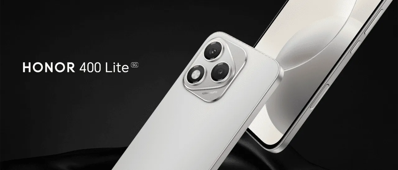 Smartphone HONOR 400 Lite con diseño resistente y funciones de inteligencia artificial para usuarios activos